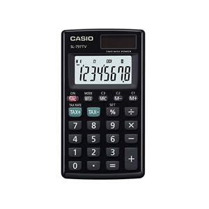 CASIO SL-797TV-BK CEP T�P� HESAP MAK�NES�