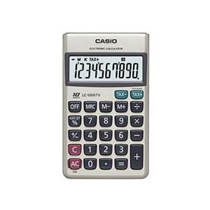 CASIO LC-1000TV CEP T�P� HESAP MAK�NES�