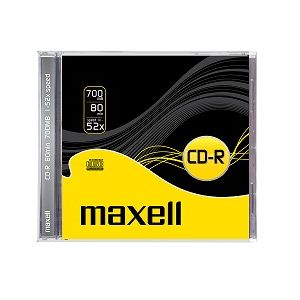 MAXELL CD-R 52X 10MM KUTULU TEKL� - 624826.40.CN
