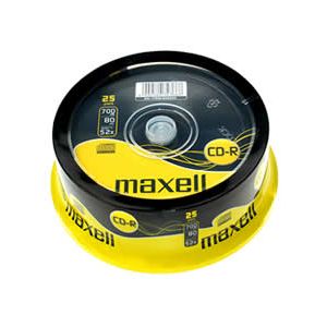MAXELL CD-R 52X 25L� CAKEBOX - 628522.40.CN