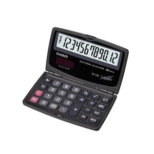 CASIO SX-220 CEP T�P� HESAP MAK�NES�