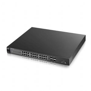 ZYXEL GS1910-24HP 24P 100/1000 + 4xDUALSFP L2 WEB Y�NET�LEB�L�R POE SWITCH