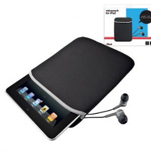 TRUST 31028 VALUEPACK KULAKLIK HED�YEL� S�YAH KILIF