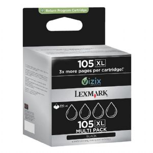 LEXMARK 14N0845 S�YAH+3 RENK KARTU� 170 SAYFA S�YAH, 200 SAYFA MAV�/KIRMIZI/SARI