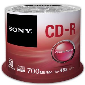 SONY CD-R 52X 50L� CAKEBOX - 50CDQ80SP