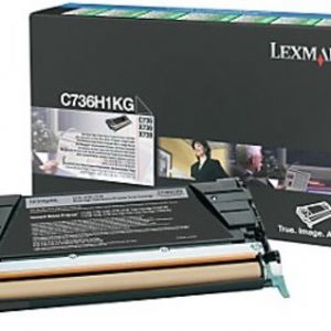 LEXMARK C736H1KG S�YAH TONER 12.000 SAYFA