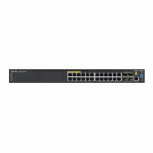 ZYXEL GS3700-24HP 24PORT 10/100/1000 + 4xSFP LAYER2 PLUS (LAYER 3 L�TE)Y�NET�LEB�L�R POE SWITCH
