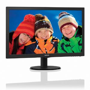 23 PHILIPS 233V5LHAB/00 LED 5MS S�YAH D-SUB+HDMI MM