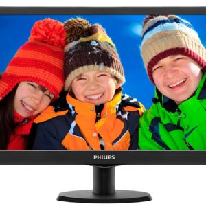 19.5 PHILIPS 203V5LSB26/62 LED 5MS S�YAH D-SUB