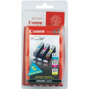 CANON CLI 521CMY M�REKKEP KARTU� SET 2934B010AA