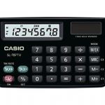 CASIO SL-787TV-BK CEP HESAP MAK�NES�