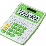CASIO MS-10VC-GN MASA�ST� HESAP MAK�NES�