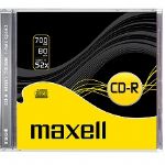 MAXELL CD-R 52X 10MM KUTULU TEKL� - 624826.40.CN