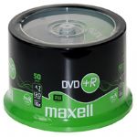 MAXELL DVD+R 4.7GB 16X 50L� CAKEBOX -275640.40.TW
