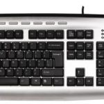 A4 TECH KL-2350D Q-TR SLIM KLAVYE PS/2 S�YAH SET