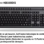 ARTES KB33BDG MM Q USB G�M��/S�YAH KLAVYE