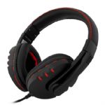 FRISBY FHP-720BR S�YAH/KIRMIZI M�KROFONLU KULAKLIK