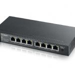 ZYXEL GS1100-8HP 8 PORT 4X10/100/1000+4XPOE PORT Y�NET�LEMEZ POE SWITCH