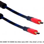 S-L�NK HDM55 HDMI TO HDMI ALTIN U�LU 24K 1.3 Ver. KABLO 5M